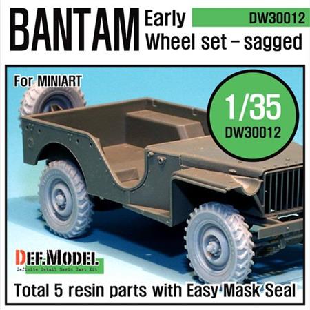WW2 UK Bantam Early Wheel set