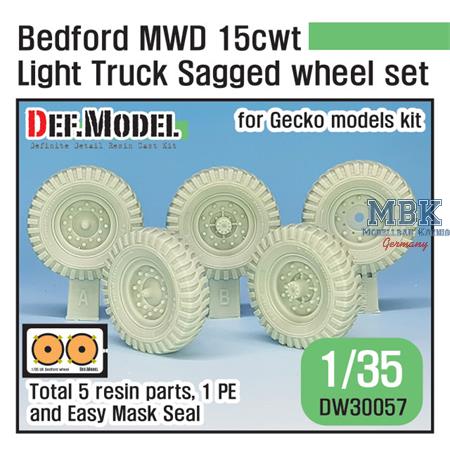 Bedford MWD 15cwt Truck Sagged Wheel set