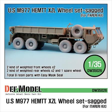 M977 HEMTT "XZL" Sagged Wheel set