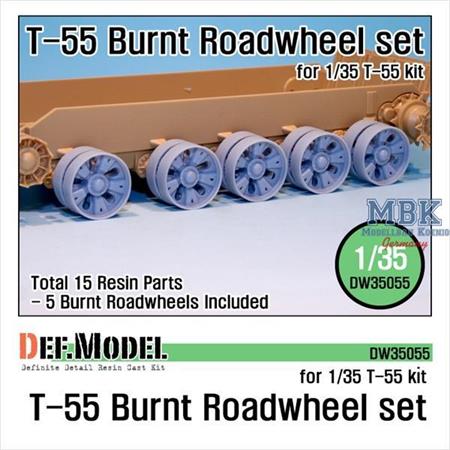 T-55 Burnt roadwheel set