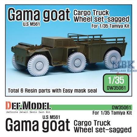 US M561 'Gama Goat' Sagged Wheel set