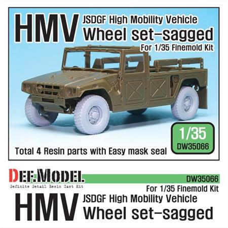 JGSDF HMV Sagged Wheel set