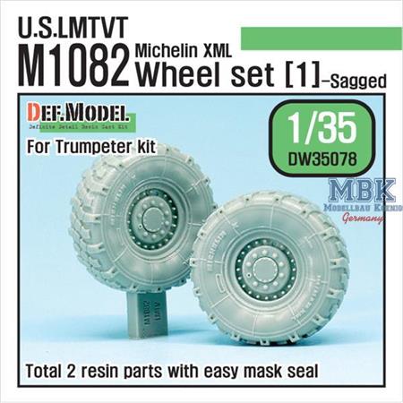 US M1082 LMTVT Michelin Sagged Wheel set