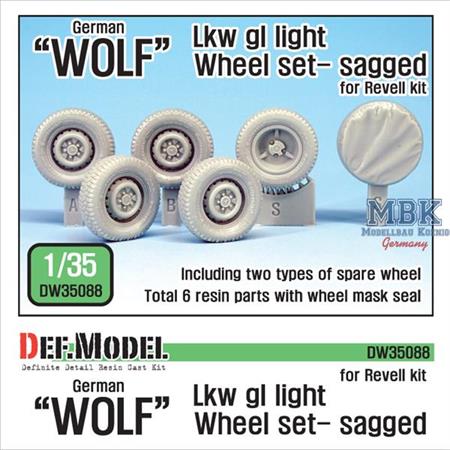 German 'Wolf' Lkw gl Iight Sagged Wheel set