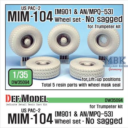 US M901 & AN/MPQ-53 Trailer Wheel set - Not Sagged