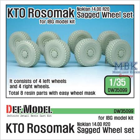 KTO Rosomak Nokian Sagged Wheel set