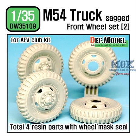 M54A2 Cargo Truck Sagged Front Wheel set (2)