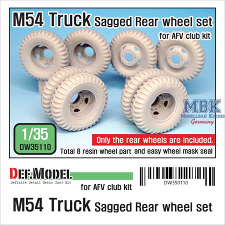 M54A2 Cargo Truck Sagged Rear Wheel set