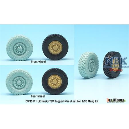 UK Husky TSV Sagged wheel set ( for Meng 1/35)