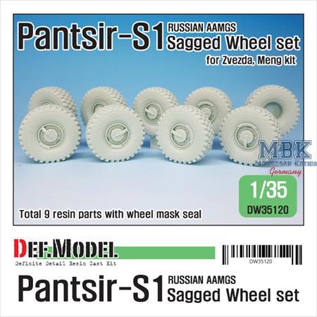 Russian Pantsir-S1 AAMGS Sagged Wheel set