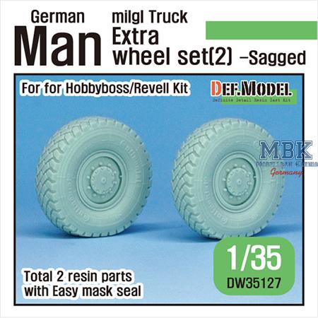 German Man milgl Truck Extra 2ea Sagged wheels (2)