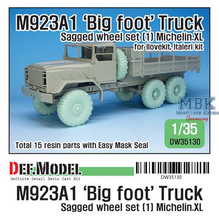 M923A1 BIG FOOT Truck Mich. XL Sagged Wheel set