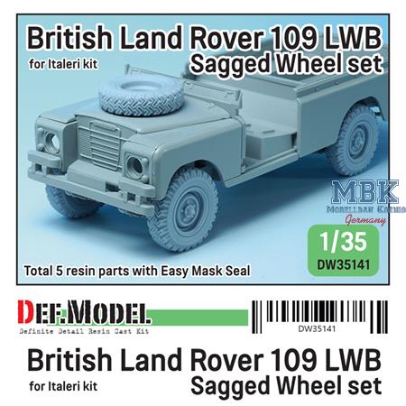 British Land Rover 109 LWB Sagged wheel set