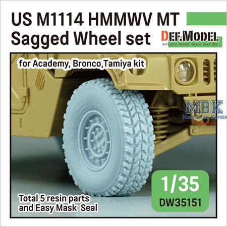 M1114 HMMWV MT Sagged wheel set