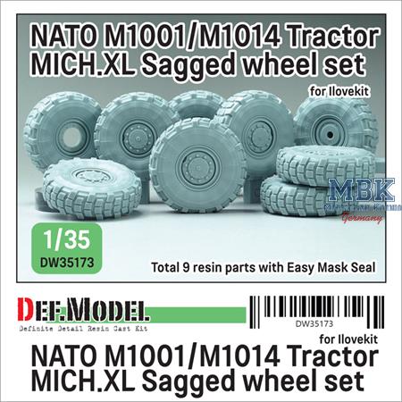 NATO M1001/M1014 Tractor MICH.XL Sagged wheel set