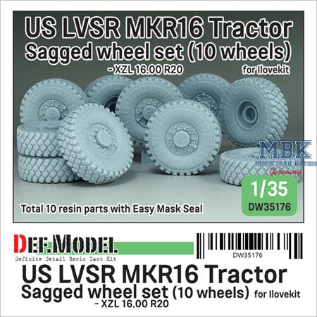 US LVSR MKR16 Tractor sagged wheel set