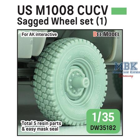 US M1008 CUCV Sagged Wheel set (for AK Interact.)