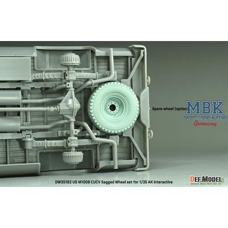 US M1008 CUCV Sagged Wheel set (for AK Interact.)