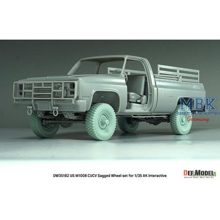 US M1008 CUCV Sagged Wheel set (for AK Interact.)