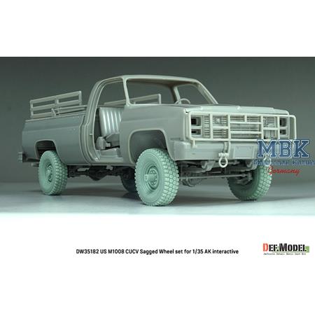 US M1008 CUCV Sagged Wheel set (for AK Interact.)