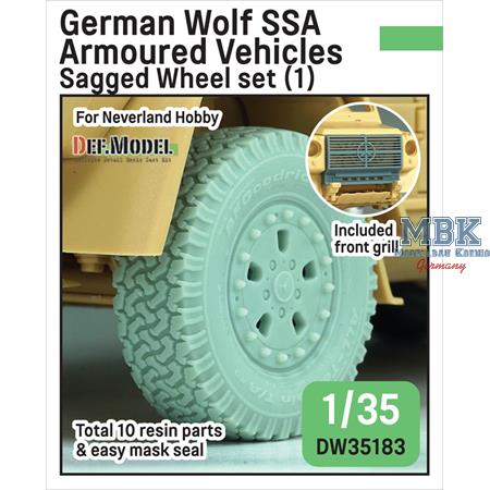 German Wolf SSA Sagged Wheel set (1) (Neverland)