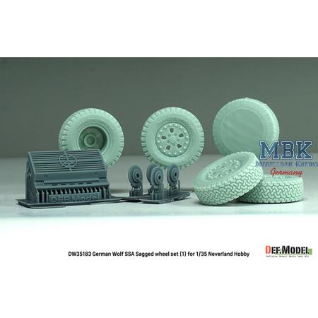German Wolf SSA Sagged Wheel set (1) (Neverland)