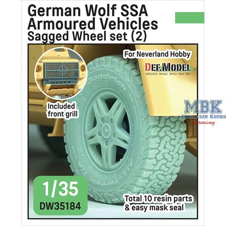 German Wolf SSA Sagged Wheel set (2) (Neverland)