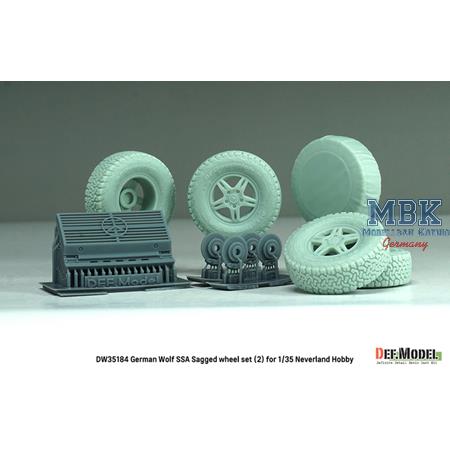 German Wolf SSA Sagged Wheel set (2) (Neverland)