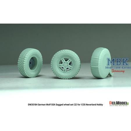 German Wolf SSA Sagged Wheel set (2) (Neverland)
