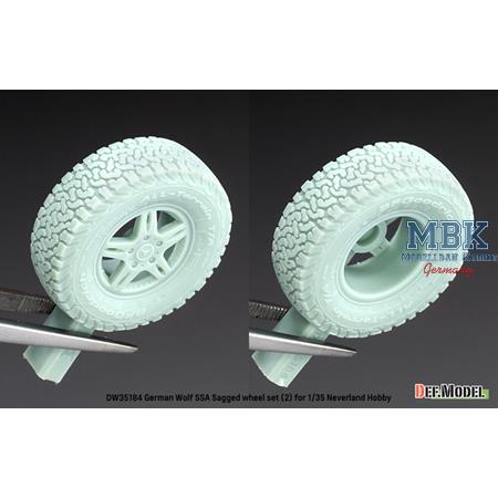 German Wolf SSA Sagged Wheel set (2) (Neverland)