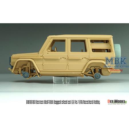 German Wolf SSA Sagged Wheel set (2) (Neverland)