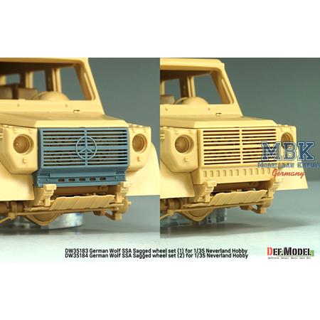 German Wolf SSA Sagged Wheel set (2) (Neverland)