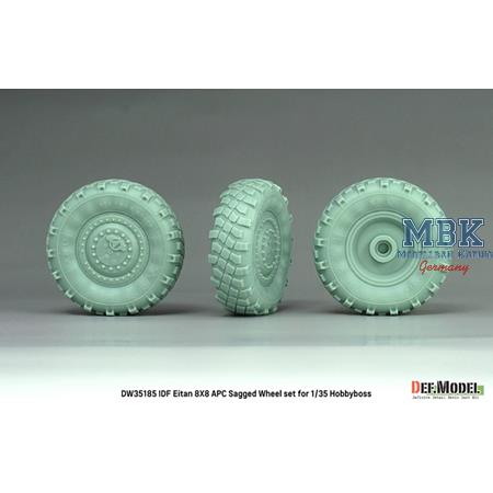 IDF Eitan 8X8 APC Sagged Wheel set (f. Hobby Boss)