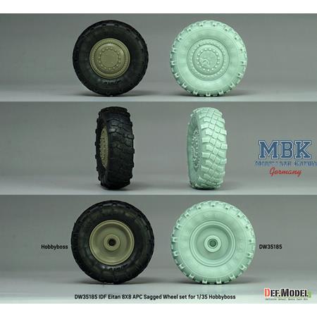 IDF Eitan 8X8 APC Sagged Wheel set (f. Hobby Boss)