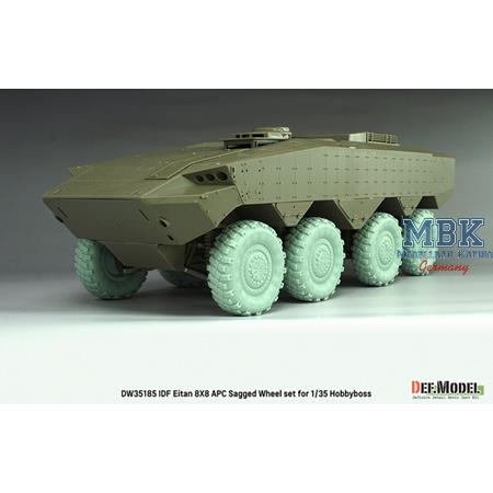 IDF Eitan 8X8 APC Sagged Wheel set (f. Hobby Boss)