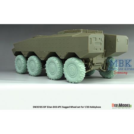 IDF Eitan 8X8 APC Sagged Wheel set (f. Hobby Boss)