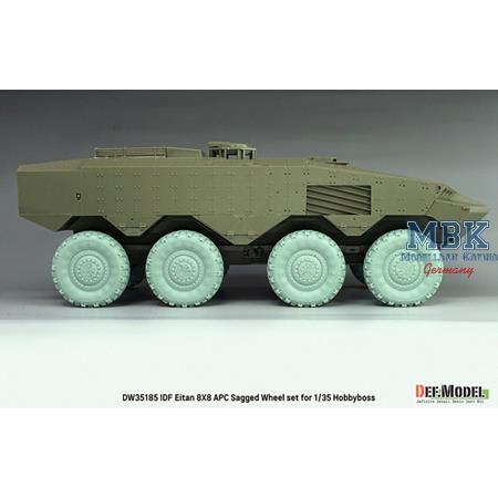 IDF Eitan 8X8 APC Sagged Wheel set (f. Hobby Boss)