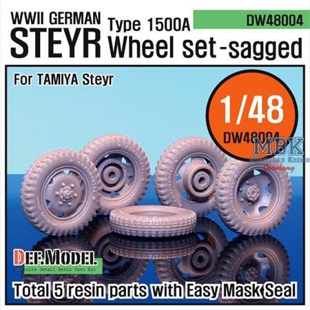WW2 German Steyr 1500A Wheel set