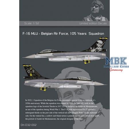 Duke Hawkins: Decals F-16 BAF Special 1/32