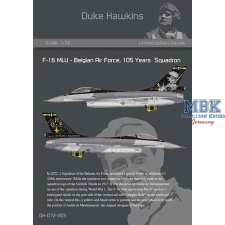Duke Hawkins: Decals F-16 BAF Special