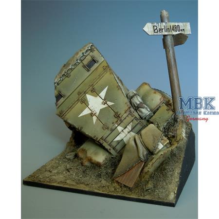 Scenerie 14 - WWII - M3 Halftrack Front&Str.schild