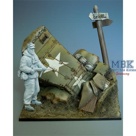 Scenerie 14 - WWII - M3 Halftrack Front&Str.schild