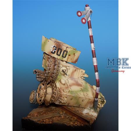 Scenerie 25 - WWII - Panzer IV Front und Turmteil