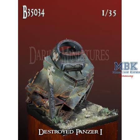 Scenerie 34 - WWII - Panzer I, zerstört