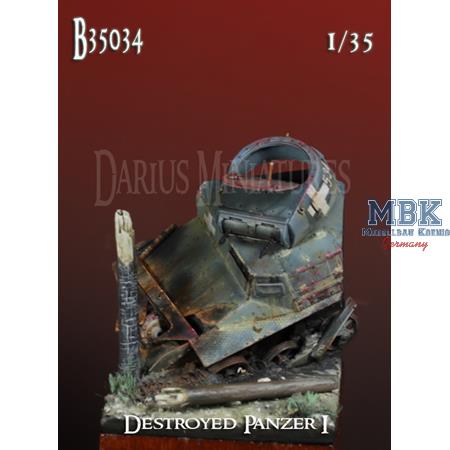 Scenerie 34 - WWII - Panzer I, zerstört