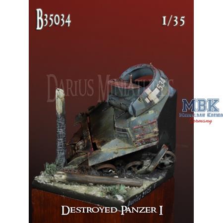 Scenerie 34 - WWII - Panzer I, zerstört