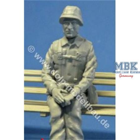 Soldat 1, auf Ladefläche sitzend, ca. 1995