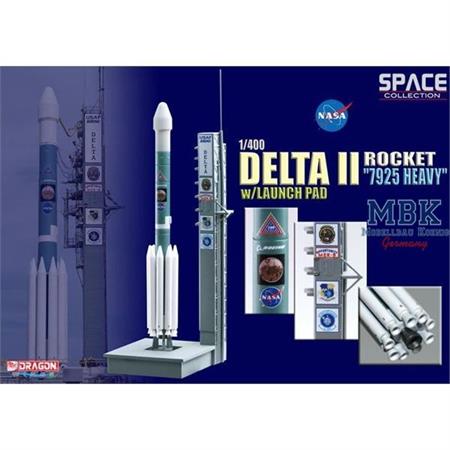 Delta II Rocket "7925 Heavy" w/Launch Pad