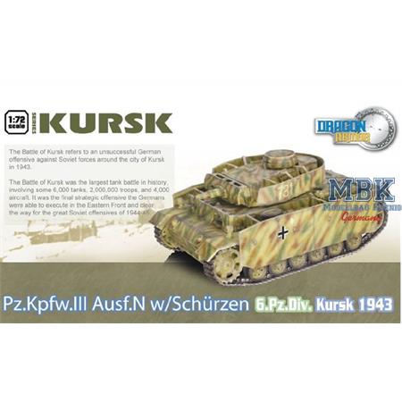 Pz.Kwpfw. III Ausf. N w/Schürzen 6.Pz Div. Kursk