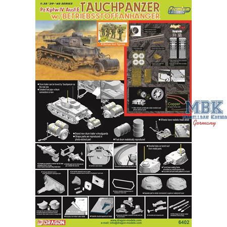 Tauchpanzer IV Ausf. E mit Betriebsstoffanhänger